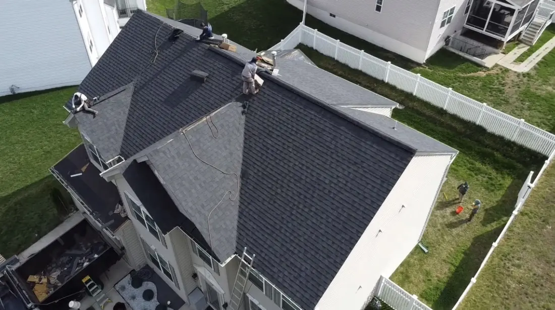 Full architectural shingle replacement